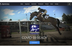 International web platform for managing horse shows